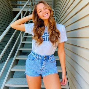 PacSun Bullhead denim mom jean shorts